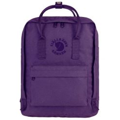 Plecak sportowo-turystyczny Re-Kanken 16l. Niebieskie plecaki Fjällräven, bez wzorów. Za 529.99 zł.