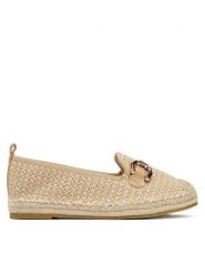 DeeZee Espadryle JSZ0325-1 Beżowy. Brązowe espadryle damskie DeeZee, bez wzorów, z tworzywa sztucznego, bez obcasa. Za 119.99 zł.