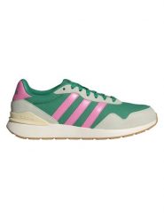 Adidas Skórzane buty "RUN 60s" w kolorze zielono-różowym do biegania rozmiar: 41 1/3. Różowe obuwie sportowe damskie Adidas, z materiału, bez zapięcia, do biegania. Za 144.24 zł.