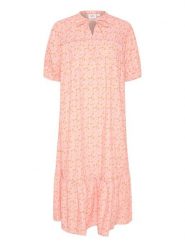 SAINT TROPEZ Sukienka w kolorze jasnoróżowym rozmiar: XL. Różowe sukienki damskie Saint Tropez, bez wzorów, z bawełny, bez ramiączek. Za 184.89 zł.