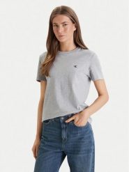 Calvin Klein Jeans T-Shirt Archive LV047B224G Szary Regular Fit. Szare t-shirty damskie Calvin Klein Jeans, s, bez wzorów, z bawełny, bez kołnierzyka. Za 119.99 zł.