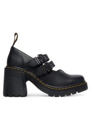 Dr. Martens Czółenka Eviee Mary Jane DM27371001 Czarny. Czarne czółenka damskie Dr Martens, bez wzorów, ze skóry, bez obcasa. Za 949.99 zł.