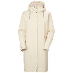 Damska kurtka wodoodporna Helly Hansen Moss. Białe kurtki damskie Helly Hansen, l, bez wzorów, z materiału, bez kaptura. Za 732.50 zł.