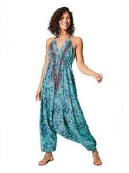 Ipanima Kombinezon w kolorze turkusowo-granatowym rozmiar: 34-40. Niebieskie kombinezony damskie Ipanima, bez wzorów, prążkowane, bez kołnierzyka, bez ramiączek. Za 78.99 zł.