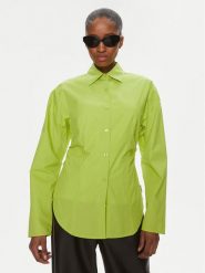 Hugo Koszula Ezrya 50506844 Zielony Regular Fit. Zielone koszule damskie Hugo, bez wzorów, z bawełny, bez kołnierzyka, bez ramiączek. Za 549.99 zł.