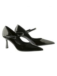 Högl Skórzane czółenka "Angel" w kolorze czarnym rozmiar: 39. Czarne czółenka damskie Högl, bez wzorów, bez obcasa, na szpilce. Za 418.26 zł.