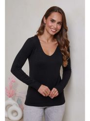Soft Cashmere Sweter w kolorze czarnym rozmiar: 34/36. Czarne swetry klasyczne damskie Soft Cashmere, z kaszmiru, bez kołnierzyka. Za 128.64 zł.
