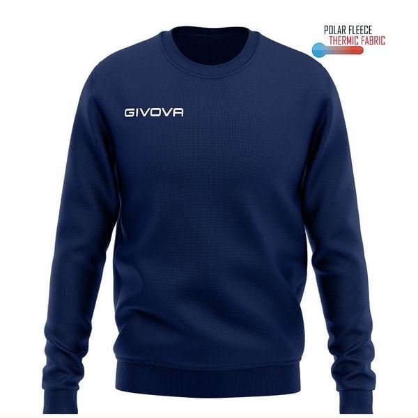 Bluza sportowa Givova Polarfleece One Blue 2xl. Niebieskie bluzy damskie Givova, xl, bez wzorów, z materiału, bez kaptura. Za 84.00 zł.