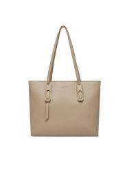 Lasocki Torebka LSK-L-001-07 Beżowy. Brązowe shopper bag Lasocki, bez wzorów, ze skóry, bez dodatków. Za 199.99 zł.