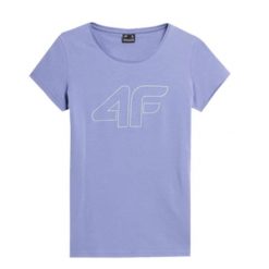 Koszulka Damska 4F. Niebieskie koszulki sportowe damskie 4F, bez wzorów, bez ramiączek. Za 60.99 zł.