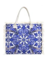 BLE Shopper bag w kolorze niebieskim - 43 x 35 x 12 cm rozmiar: onesize. Niebieskie shopper bag BLE, bez wzorów, z materiału, na ramię, bez dodatków. Za 38.95 zł.