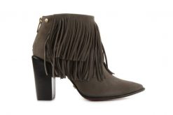 Botki Bayla-067 123501 Nobuck Ashes, Brąz, Skóra naturalna - 41. Szare botki damskie Bayla, na jesień, z nubiku, klasyczne, bez obcasa, na obcasie, bez zapięcia. W wyprzedaży za 89.10 zł.