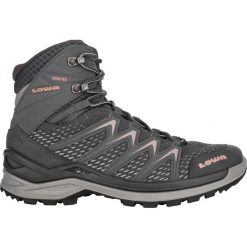 Buty trekkingowe damskie Lowa Innox Pro Mid Gtx. Czerwone obuwie trekkingowe damskie Lowa, z materiału, za kostkę, bez zapięcia. Za 874.50 zł.