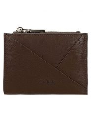 Wojas Skórzany portfel w kolorze brązowym - 12 x 9 x 1 cm rozmiar: onesize. Brązowe portfele damskie Wojas, bez wzorów, z materiału. Za 166.88 zł.