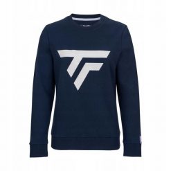 Bluza damska Tecnifibre Fleece Sweater. Niebieskie bluzy damskie TECNIFIBRE, bez wzorów, bez kaptura. W wyprzedaży za 139.00 zł.