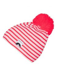 Protest Czapka "Girlfriend" w kolorze czerwono-białym rozmiar: 57 cm. Czerwone czapki damskie Protest, bez wzorów, ze splotem. Za 48.28 zł.