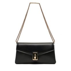 Torebka Furla. Czarne torebki wieczorowe damskie Furla, bez wzorów, bez dodatków. Za 1,179.00 zł.