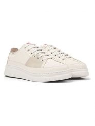 Camper Skórzane sneakersy w kolorze kremowym rozmiar: 42. Brązowe obuwie sportowe damskie Camper, ze skóry, bez zapięcia. Za 419.69 zł.