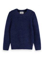 Scotch & Soda Sweter w kolorze granatowym rozmiar: S. Niebieskie swetry klasyczne damskie Scotch & Soda, s, bez kołnierzyka. Za 193.24 zł.