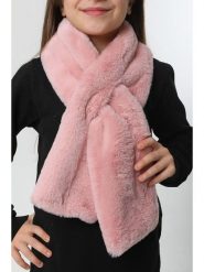 Lucky Bees Szal w kolorze jasnoróżowym - 106 x 15 cm rozmiar: onesize. Różowe szaliki damskie Lucky Bees, bez wzorów, z futra. Za 96.14 zł.