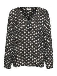 Kaffe Bluzka "Nilia" w kolorze błękitnym rozmiar: 34. Czarne bluzki damskie Kaffe, s, bez wzorów, z wiskozy, klasyczne, bez kołnierzyka, bez ramiączek. Za 56.53 zł.