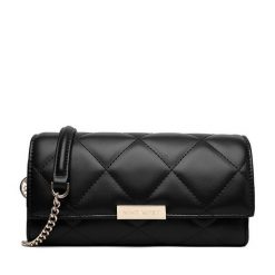 Torebka Nine West. Czarne torebki wieczorowe damskie Nine West, bez wzorów, bez dodatków. Za 179.99 zł.