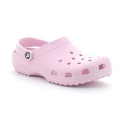 Klapki Crocs Classic ballerina. Czerwone klapki damskie Crocs, bez wzorów, bez obcasa, bez zapięcia. Za 189.99 zł.