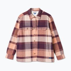 Koszula damska KAVU Pinedrona. Fioletowe koszule damskie KAVU, bez wzorów, casualowe, bez kołnierzyka, bez ramiączek. Za 399.99 zł.