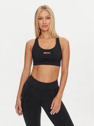 Reebok Biustonosz sportowy Lux Bold Racr Bra 100075369 Czarny Slim Fit. Czarne biustonosze sportowe damskie Reebok, bez wzorów, z syntetyku. Za 109.99 zł.