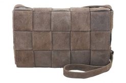 Listonoszka skórzana BARBERINI'S beżowa 888/1-9. Brązowe shopper bag Barberinis, bez wzorów, ze skóry, małe, bez dodatków. Za 299.99 zł.