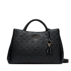 Torebka Guess. Czarne torebki klasyczne damskie Guess, bez dodatków. Za 489.99 zł.