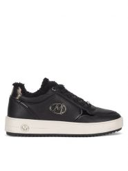 MEXX Sneakersy MI001010143W Czarny. Czarne obuwie sportowe damskie Mexx, ze skóry, bez zapięcia. Za 299.99 zł.