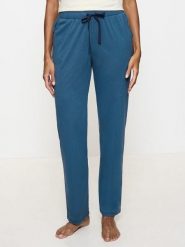 Triumph Spodnie dresowe "Mix & Match" w kolorze niebieskim rozmiar: 38. Niebieskie spodnie dresowe damskie Triumph, bez wzorów, z bawełny. Za 84.21 zł.
