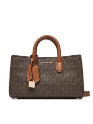 MICHAEL Michael Kors Torebka Scarlett XS 32F4GETC0B Brązowy. Brązowe kuferki damskie MICHAEL Michael Kors, bez wzorów, ze skóry, bez dodatków. Za 659.99 zł.