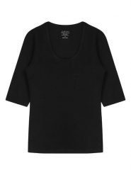 Claesens Koszulka w kolorze czarnym rozmiar: L. Czarne koszulki damskie Claesen‘s, l, bez wzorów, z bawełny, bez kołnierzyka, bez ramiączek. Za 52.30 zł.