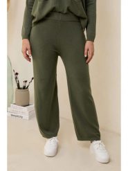 Curvy Lady Spodnie w kolorze khaki rozmiar: 44/46. Brązowe spodnie materiałowe damskie Curvy Lady, bez wzorów, z materiału. Za 109.78 zł.