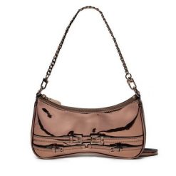 Torebka Aldo. Brązowe torebki wieczorowe damskie ALDO, bez wzorów, bez dodatków. Za 129.99 zł.