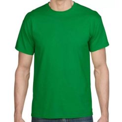 Koszulka DryBlend Unisex Dla Dorosłych. Zielone bluzki damskie GILDAN, xl, bez wzorów, sportowe, bez kołnierzyka, bez ramiączek. Za 47.99 zł.
