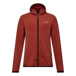 Kurtka z kapturem z konopi dla kobiet Salewa Agner. Brązowe kurtki damskie Salewa, l, bez wzorów, z bawełny, z kapturem. Za 525.00 zł.