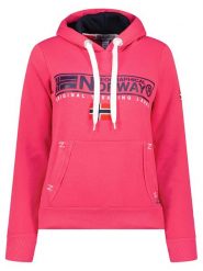 Geographical Norway Bluza "Gasic" w kolorze różowym rozmiar: S. Różowe bluzy damskie Geographical Norway, s, bez wzorów, z kapturem. Za 96.60 zł.