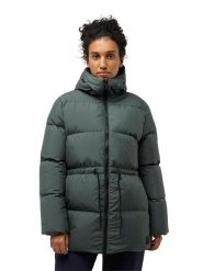 Jack Wolfskin Kurtka puchowa w kolorze zielonym rozmiar: S. Zielone kurtki damskie Jack Wolfskin, s, bez wzorów, z puchu, bez kaptura. Za 571.03 zł.