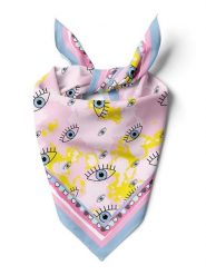 Lucky Bees Chusta w kolorze jasnoróżowym - 55 x 55 cm rozmiar: onesize. Różowe chusty damskie Lucky Bees, bez wzorów, z materiału. Za 39.95 zł.