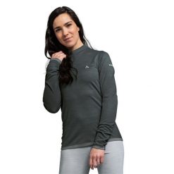 Koszulka termoaktywna damska Schöffel Sport Merino. Szare koszulki damskie Schöffel, l, bez wzorów, bez kołnierzyka, bez ramiączek. Za 499.99 zł.