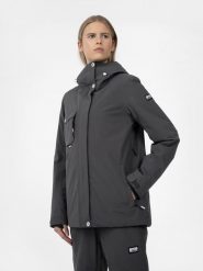 4F Kurtka snowboardowa membrana 10 000 damska XL. Szare kurtki damskie 4F, na zimę, m, bez wzorów, bez kaptura. Za 699.99 zł.