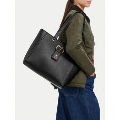 Torebka Beverly Hills Polo Club. Czarne shopper bag Beverly Hills Polo Club, bez dodatków. Za 229.99 zł.