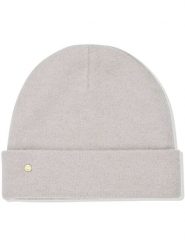 Hey Marly Wełniana czapka beanie "Classic" w kolorze kremowym rozmiar: onesize. Brązowe czapki damskie Hey Marly, bez wzorów, z materiału. Za 194.06 zł.