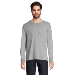 Koszulka Z Długim Rękawem Pioneer Melange Unisex Dla Dorosłych. Szare bluzki damskie SOL'S, xl, bez wzorów, bez kołnierzyka, bez ramiączek. Za 76.99 zł.