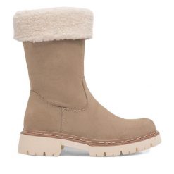 Botki Jenny Fairy. Brązowe botki damskie Jenny Fairy, bez obcasa, na płaskiej podeszwie, bez zapięcia. Za 159.99 zł.