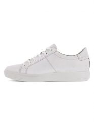 Ecco Skórzane sneakersy w kolorze białym rozmiar: 38. Białe obuwie sportowe damskie ECCO, bez zapięcia. Za 302.39 zł.