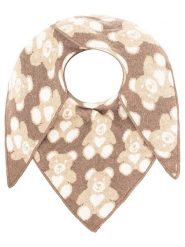 Zwillingsherz Chusta trójkątna w kolorze beżowo-brązowym z dodatkiem wełny - 185 x 90 cm rozmiar: onesize. Brązowe chusty damskie Zwillingsherz, bez wzorów, z materiału. Za 227.85 zł.